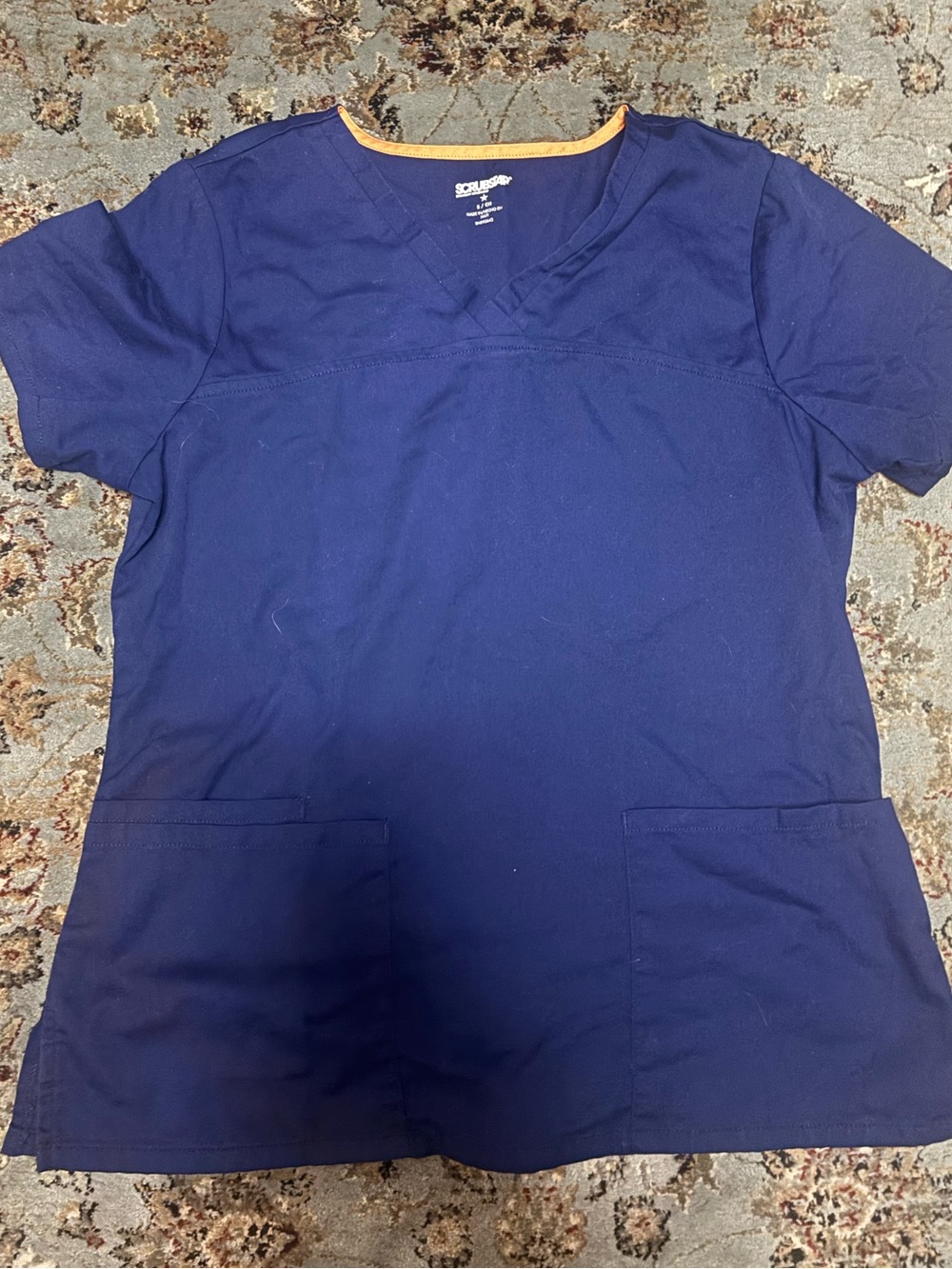 Scrubstar Navy Blue Scrub Top